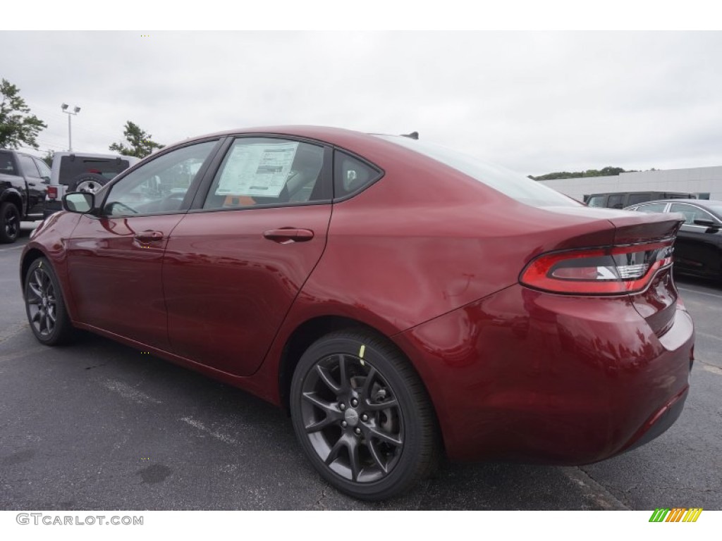 2015 Dart SE - Passion Red Pearl / Black photo #2