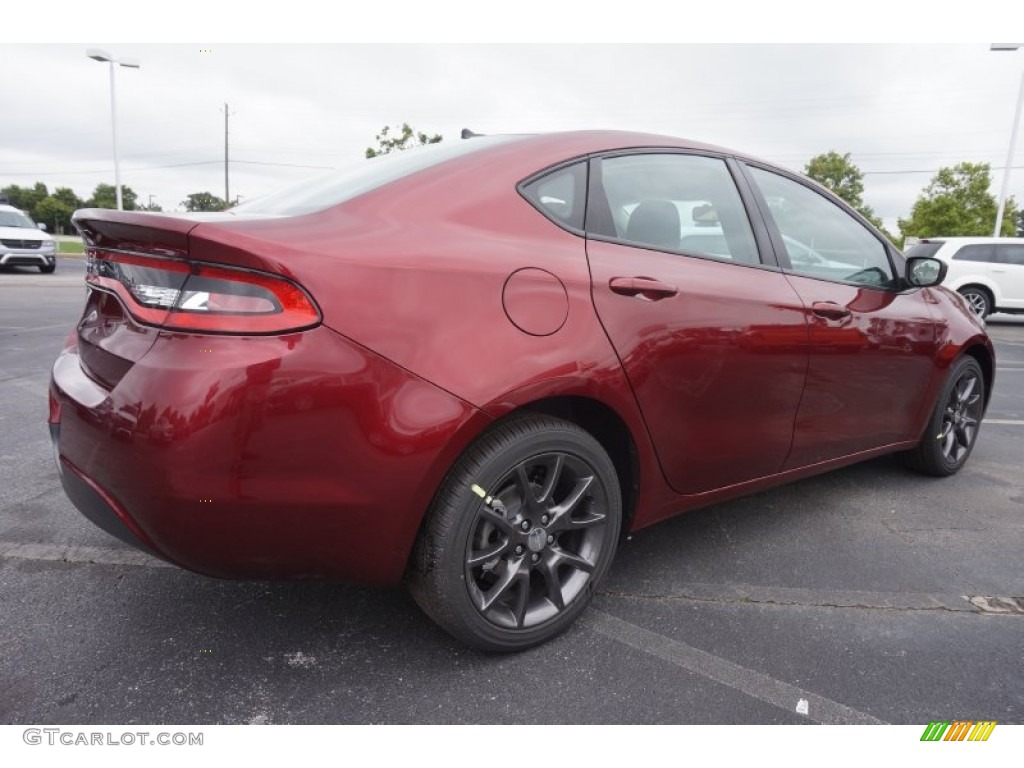 2015 Dart SE - Passion Red Pearl / Black photo #3