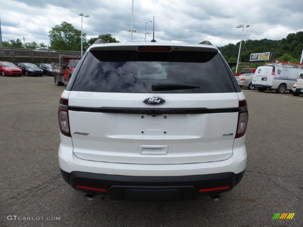 2015 Explorer Sport 4WD - Oxford White / Sport Charcoal Black photo #4
