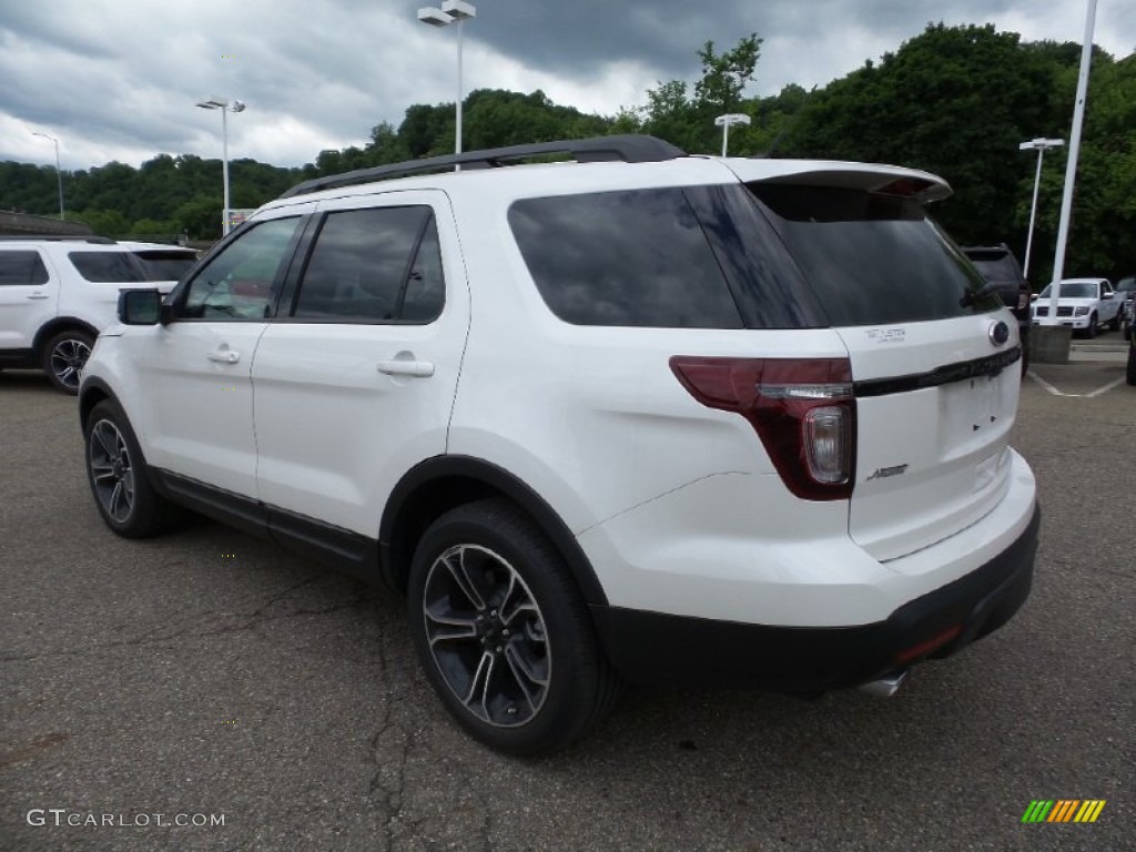 2015 Explorer Sport 4WD - Oxford White / Sport Charcoal Black photo #6