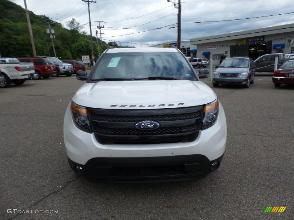 2015 Explorer Sport 4WD - Oxford White / Sport Charcoal Black photo #9