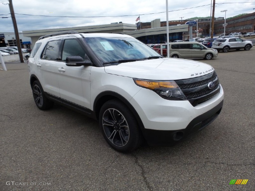 2015 Explorer Sport 4WD - Oxford White / Sport Charcoal Black photo #10