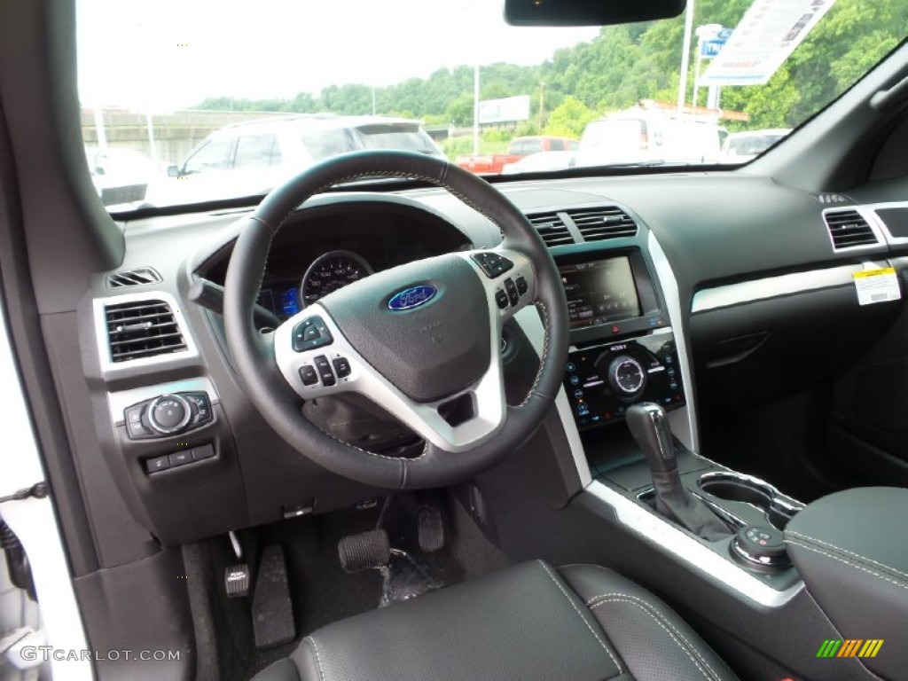 2015 Explorer Sport 4WD - Oxford White / Sport Charcoal Black photo #14