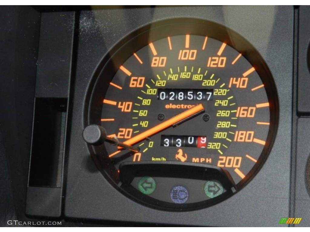 1988 Ferrari Testarossa Standard Testarossa Model Gauges Photos