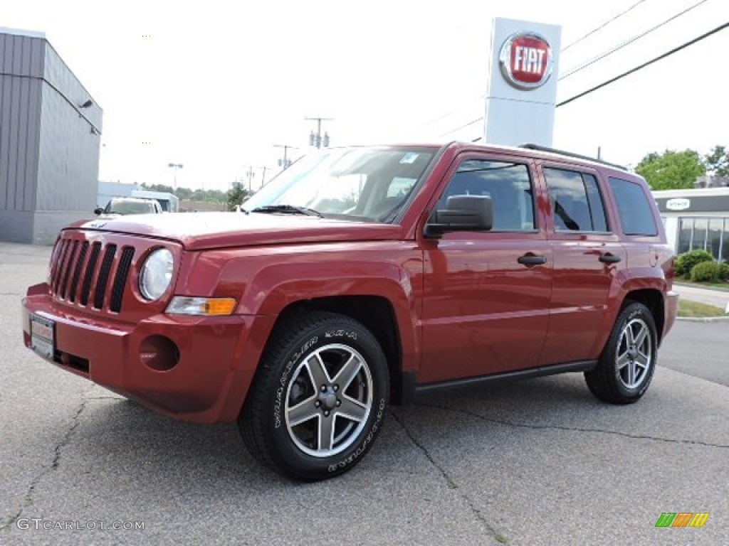 2008 Patriot Sport 4x4 - Red Crystal Pearl / Dark Slate Gray photo #1