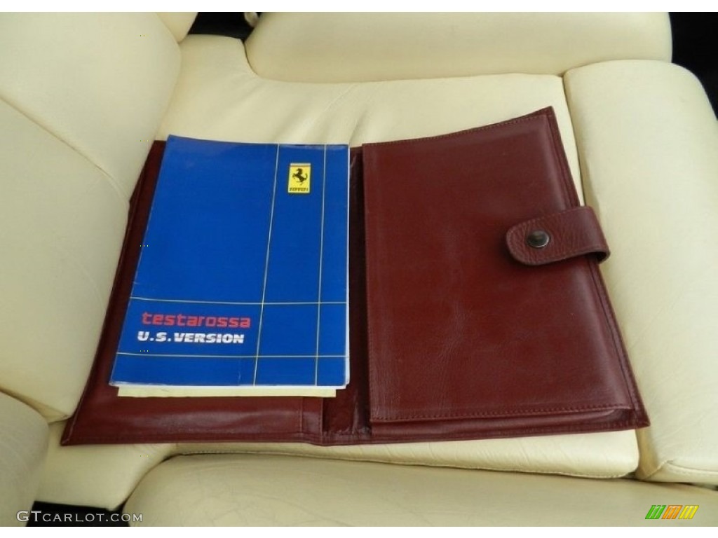 1988 Ferrari Testarossa Standard Testarossa Model Books/Manuals Photo #104481843