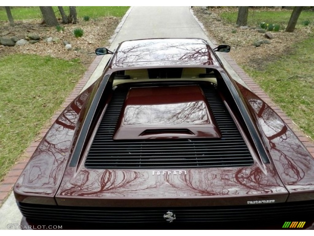 1988 Testarossa  - Bruno Mogano Metallic (Burgundy) / Cream photo #18