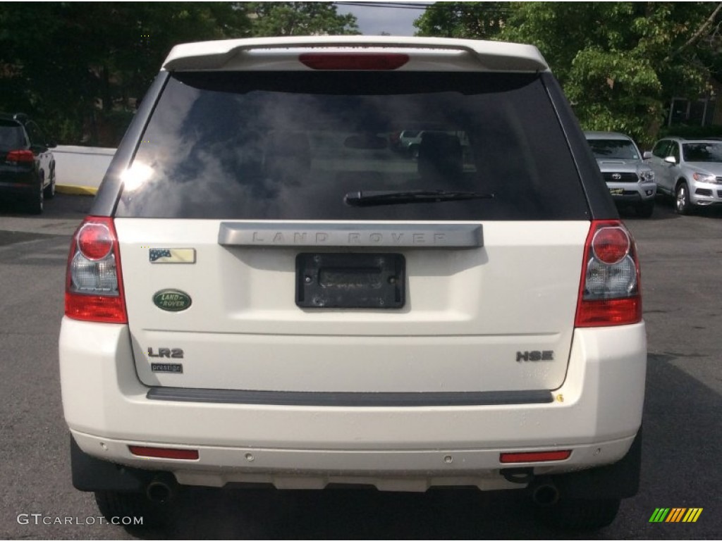 2010 LR2 HSE - Alaska White / Ebony photo #5