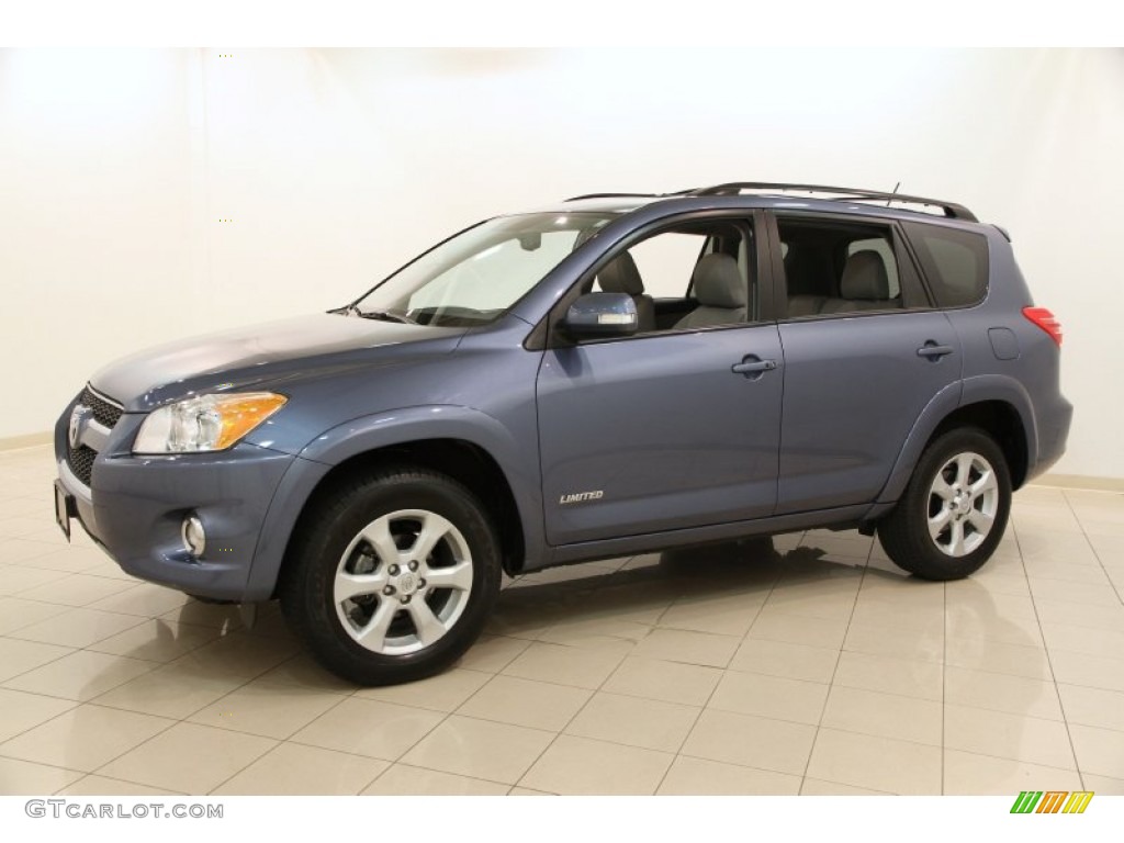 2012 RAV4 Limited 4WD - Pacific Blue Metallic / Ash photo #3