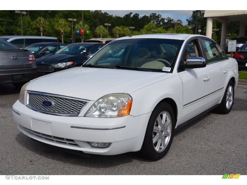 2005 Five Hundred Limited - Oxford White / Pebble Beige photo #2