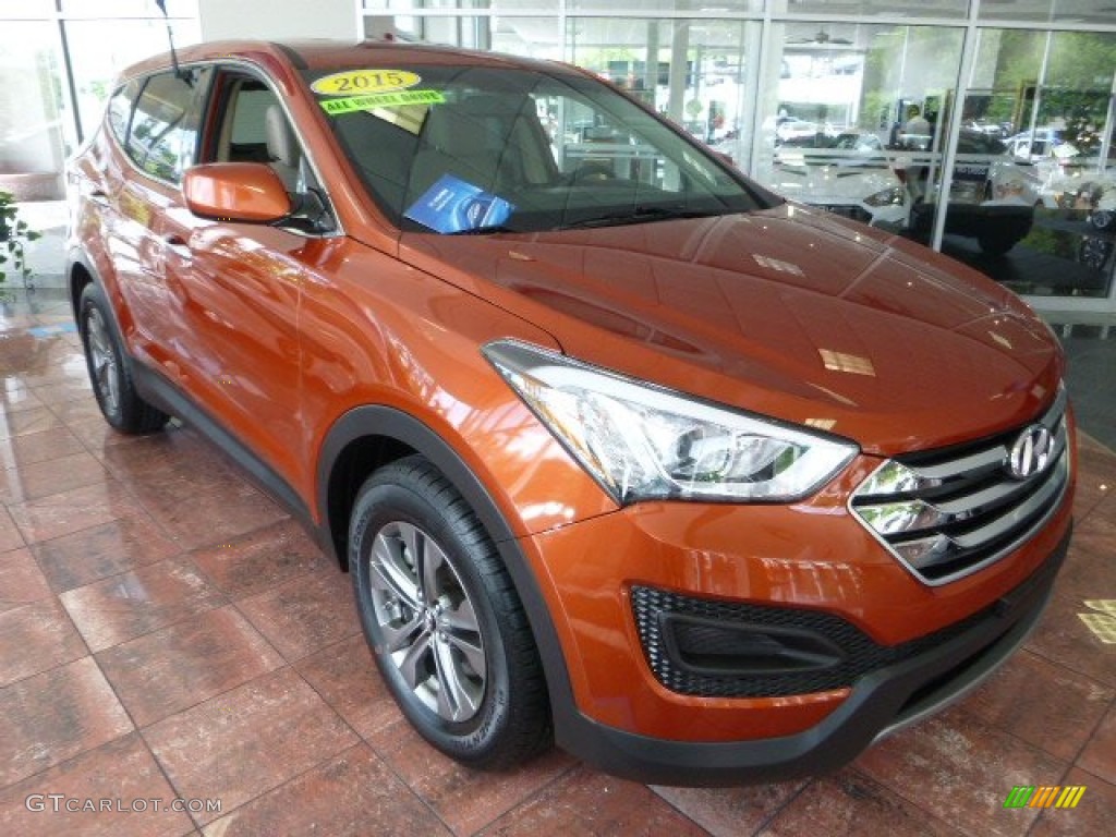 Canyon Copper 2015 Hyundai Santa Fe Sport 2.4 AWD Exterior Photo #104489436