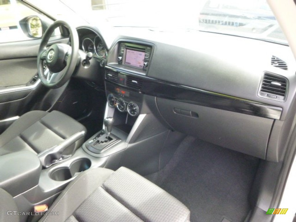 2014 CX-5 Touring AWD - Crystal White Pearl Mica / Black photo #11