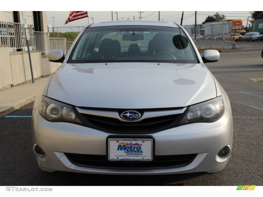 2011 Impreza 2.5i Premium Sedan - Spark Silver Metallic / Carbon Black photo #2