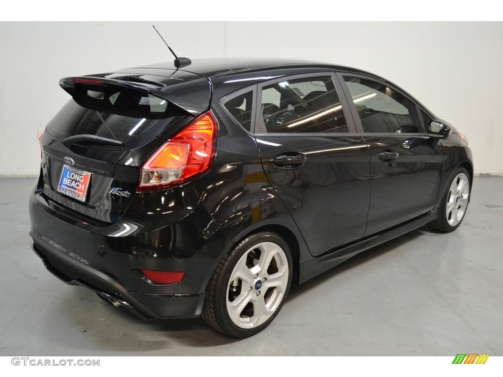 2015 Fiesta ST Hatchback - Tuxedo Black Metallic / ST Charcoal Black photo #5