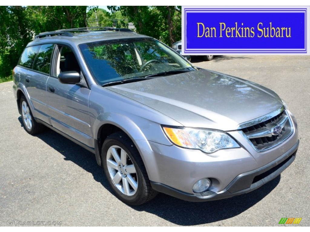 2008 Outback 2.5i Wagon - Quartz Silver Metallic / Off Black photo #1