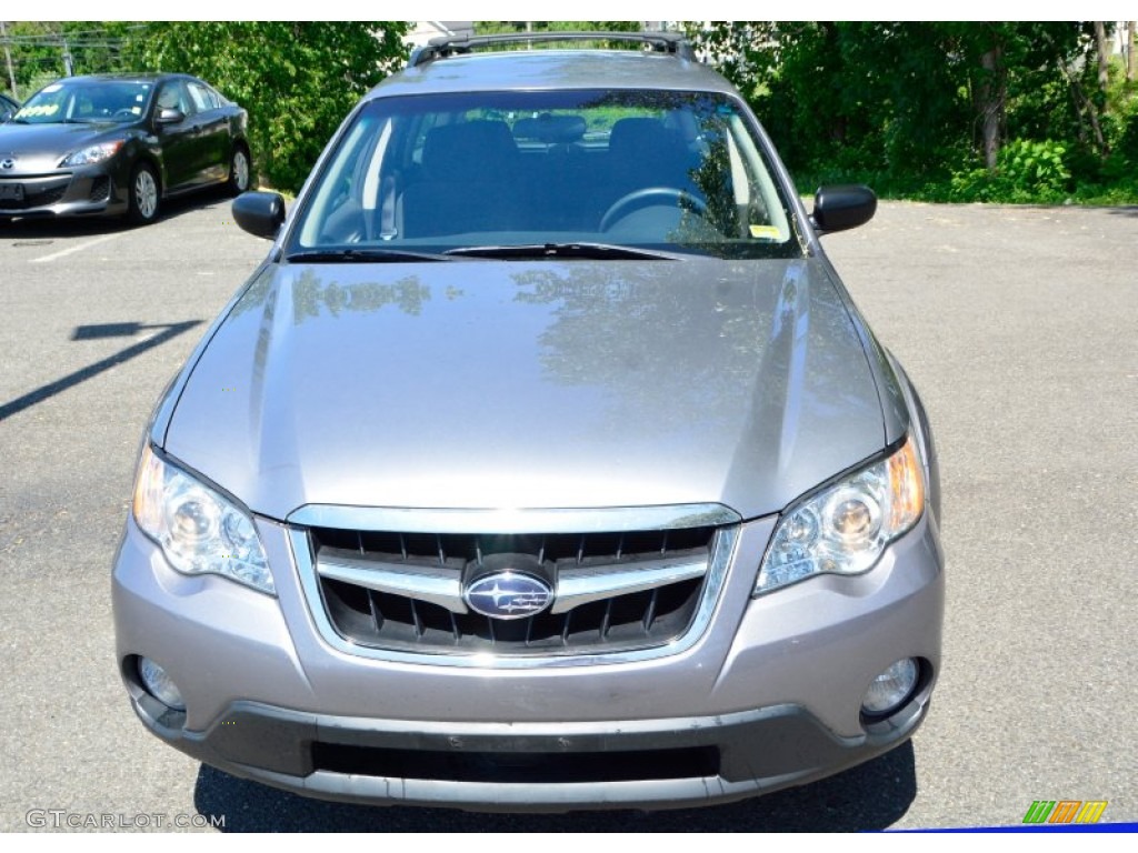 2008 Outback 2.5i Wagon - Quartz Silver Metallic / Off Black photo #2