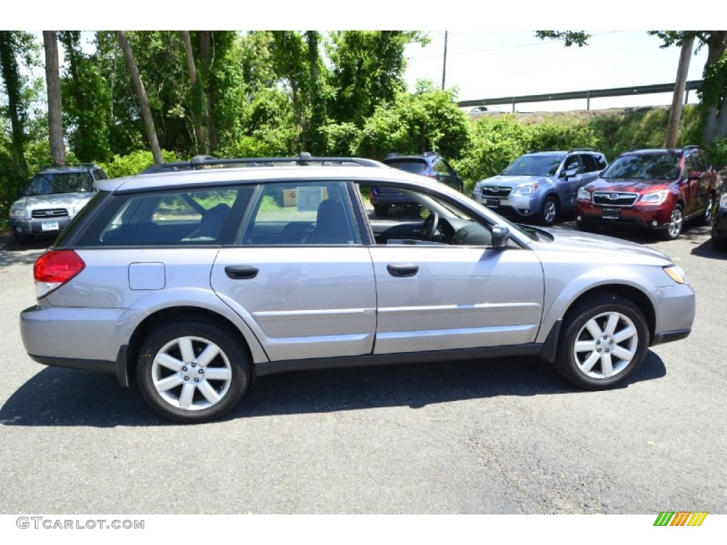 2008 Outback 2.5i Wagon - Quartz Silver Metallic / Off Black photo #4