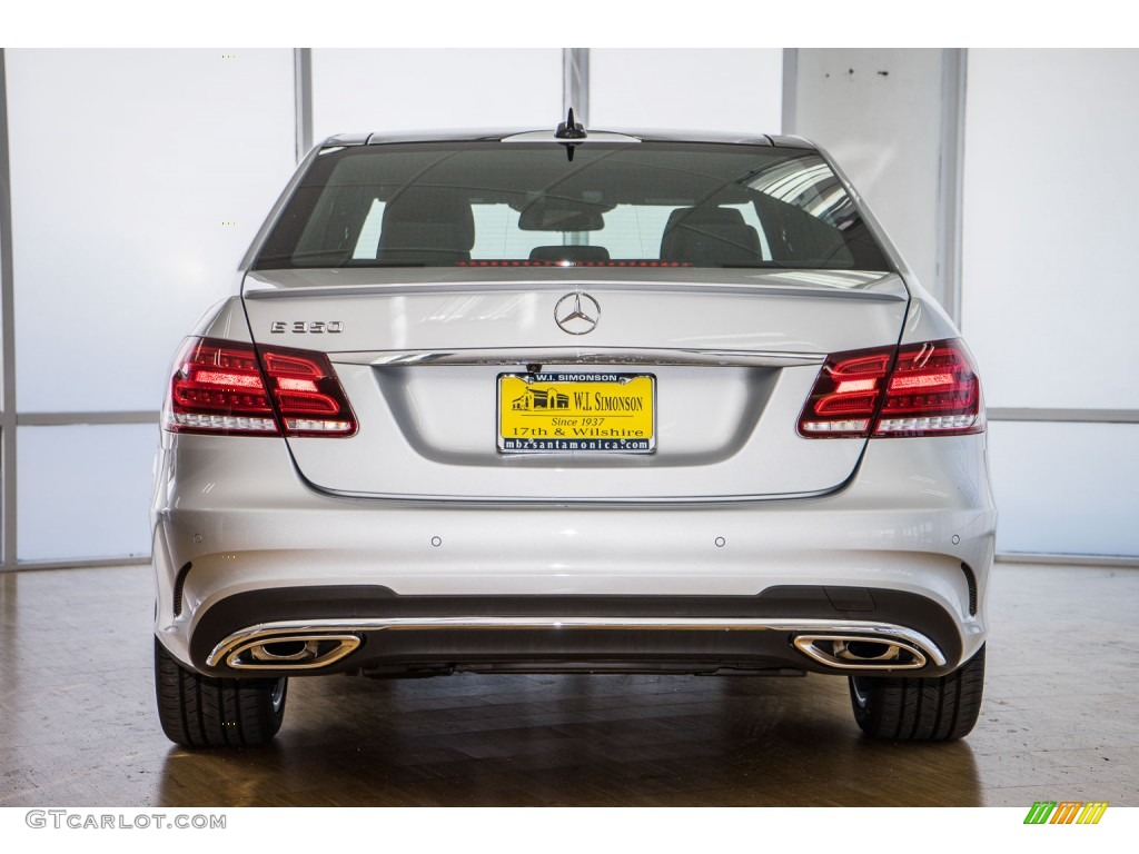 2016 E 350 Sedan - Iridium Silver Metallic / Black photo #4
