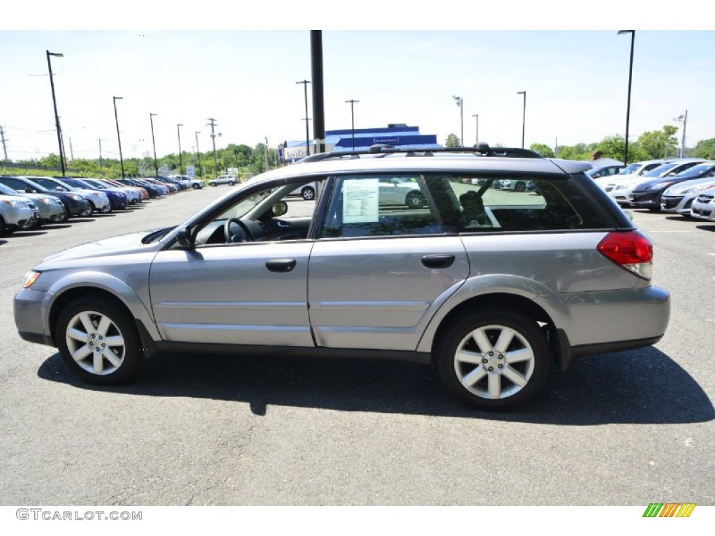 2008 Outback 2.5i Wagon - Quartz Silver Metallic / Off Black photo #10