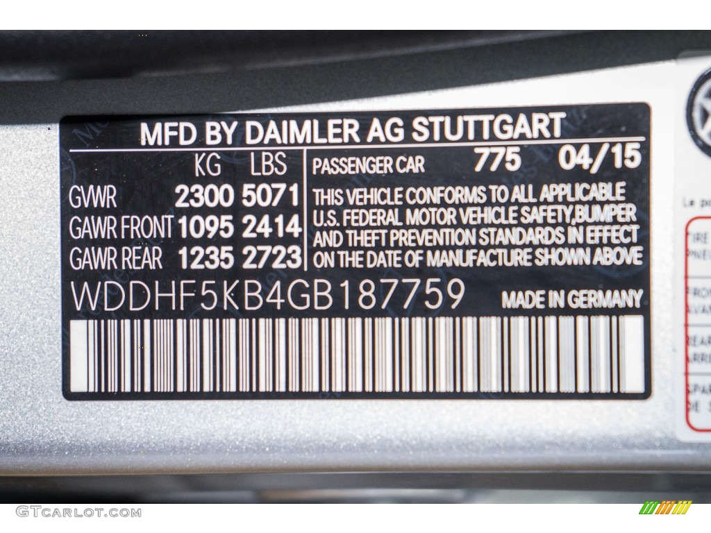 2016 E 350 Sedan - Iridium Silver Metallic / Black photo #7