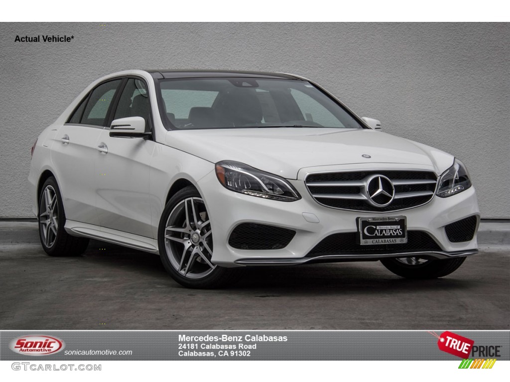 2016 E 350 Sedan - Polar White / Chestnut Brown/Black photo #1