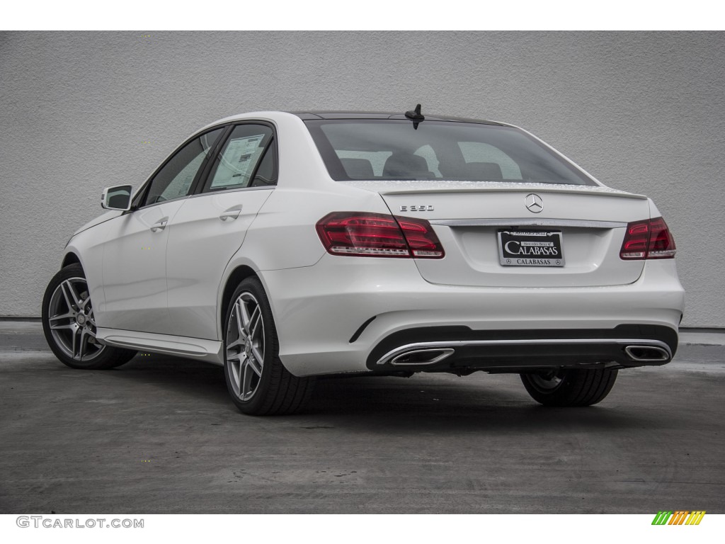 2016 E 350 Sedan - Polar White / Chestnut Brown/Black photo #3