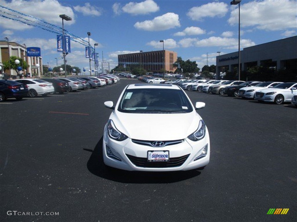 2016 Elantra Value Edition - White / Black photo #2