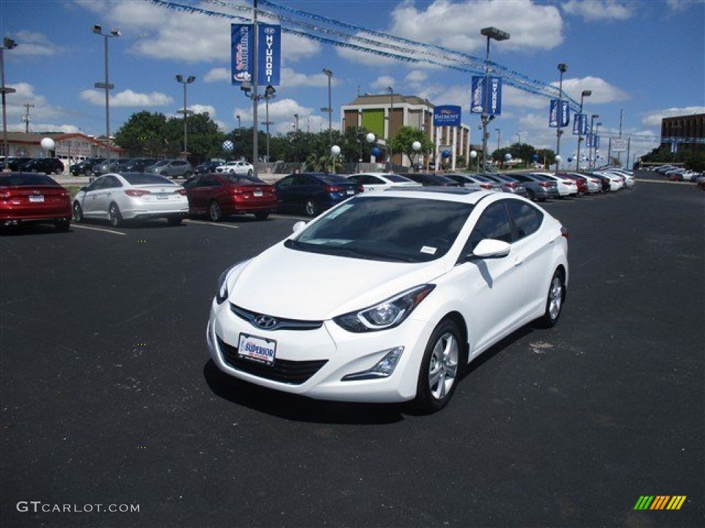2016 Elantra Value Edition - White / Black photo #3