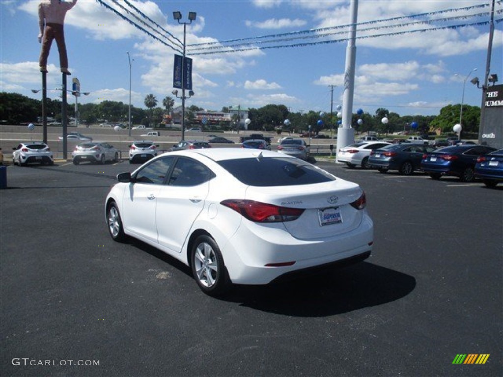 2016 Elantra Value Edition - White / Black photo #6