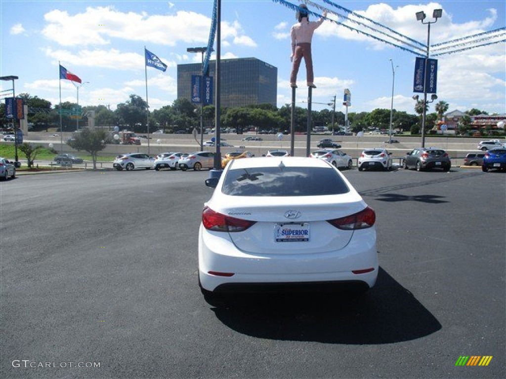 2016 Elantra Value Edition - White / Black photo #7