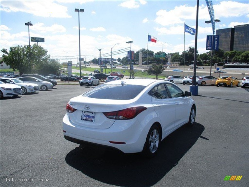 2016 Elantra Value Edition - White / Black photo #8