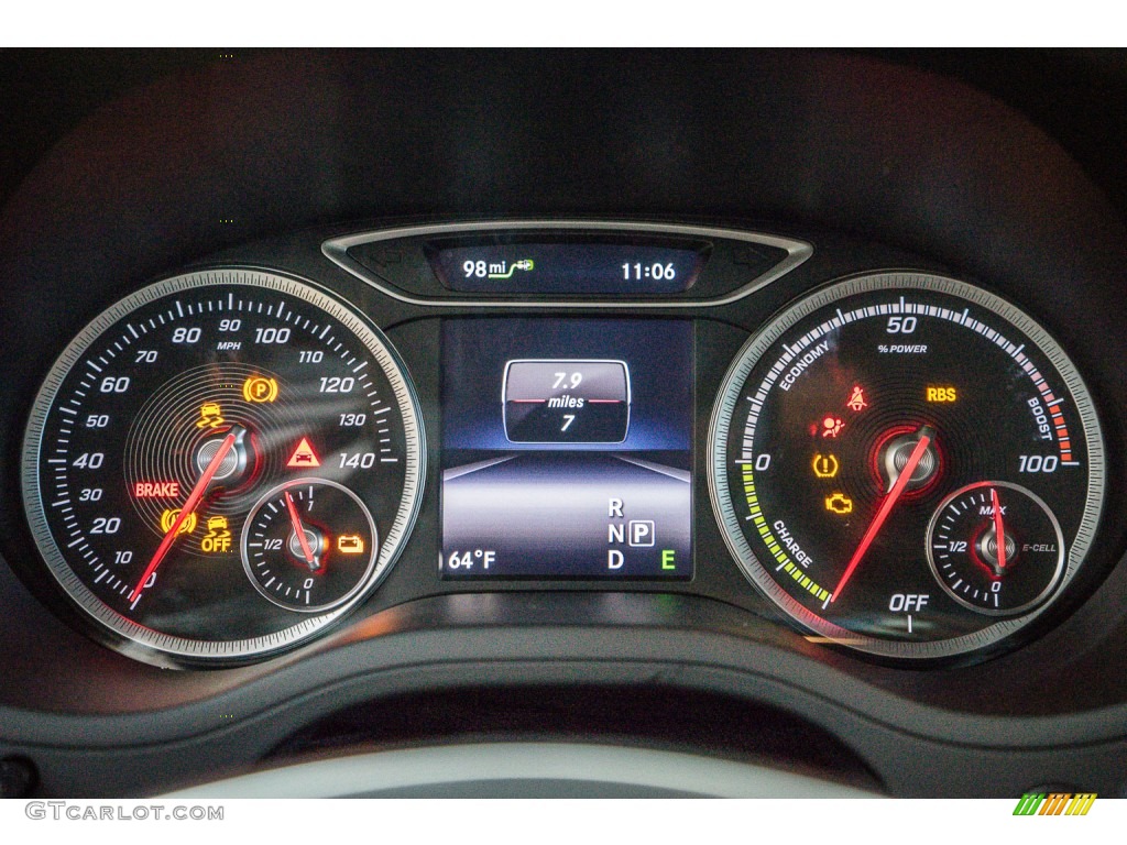 2015 Mercedes-Benz B Electric Drive Gauges Photo #104494482