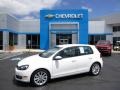 Candy White 2012 Volkswagen Golf 4 Door TDI