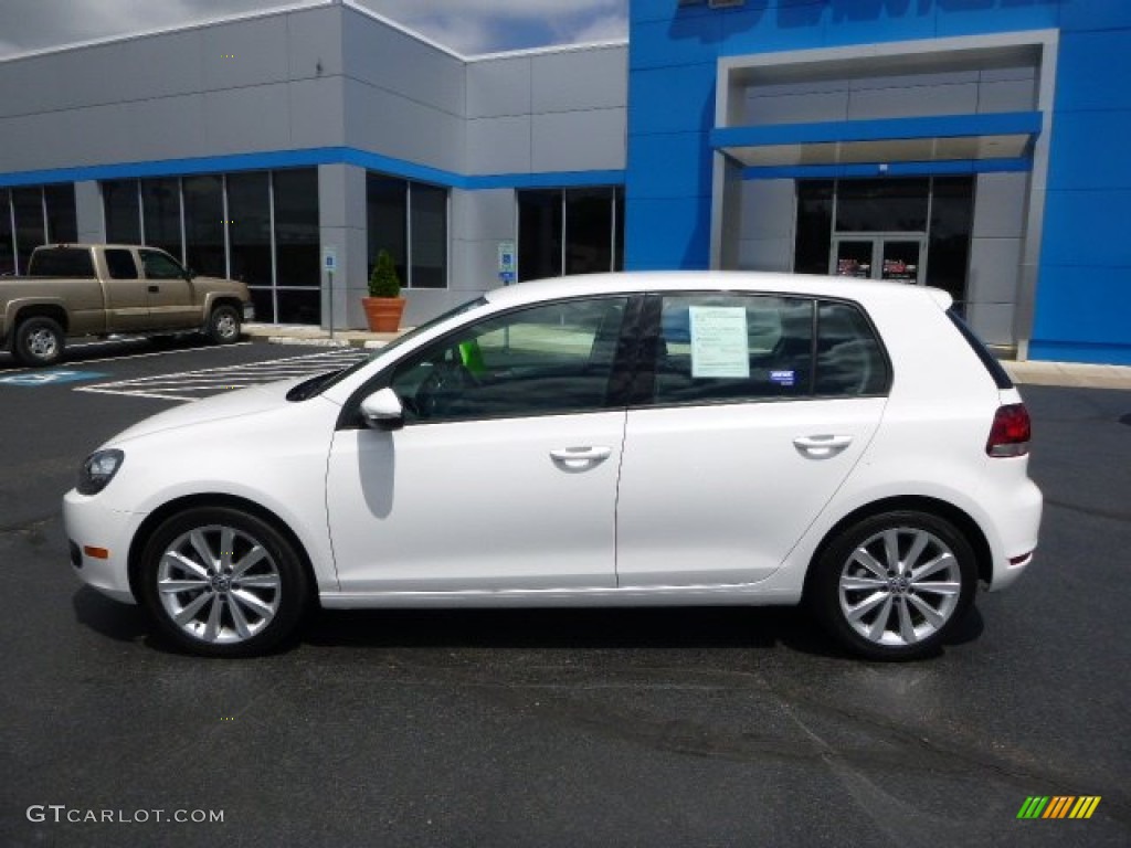 2012 Golf 4 Door TDI - Candy White / Titan Black photo #2
