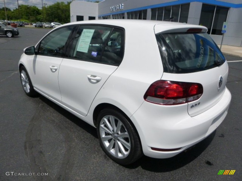 2012 Golf 4 Door TDI - Candy White / Titan Black photo #3