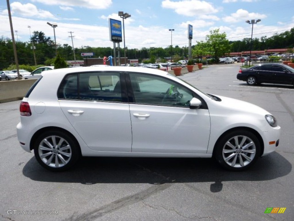 2012 Golf 4 Door TDI - Candy White / Titan Black photo #6