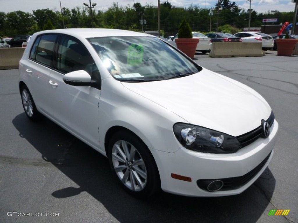 2012 Golf 4 Door TDI - Candy White / Titan Black photo #7