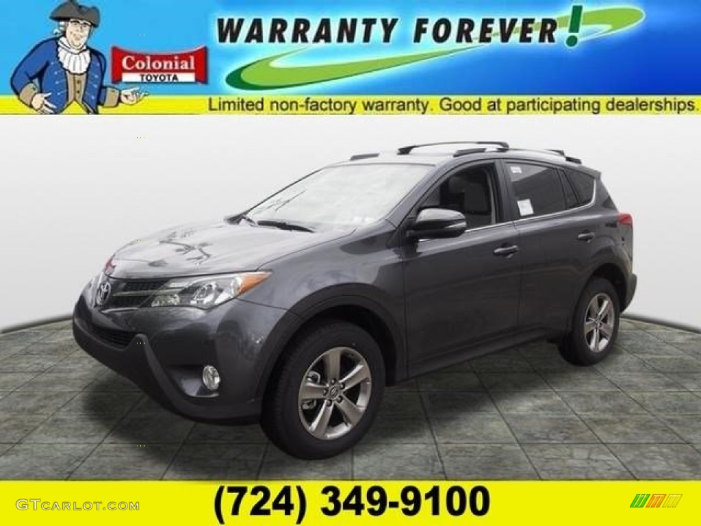 2015 RAV4 XLE - Magnetic Gray Metallic / Ash photo #1