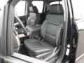 Front Seat of 2015 Silverado 1500 LTZ Double Cab 4x4