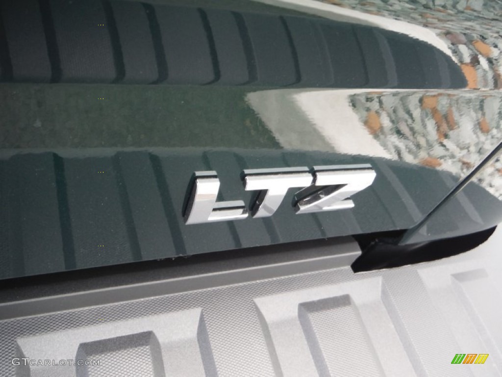 2015 Silverado 1500 LTZ Z71 Double Cab 4x4 - Rainforest Green Metallic / Cocoa/Dune photo #8