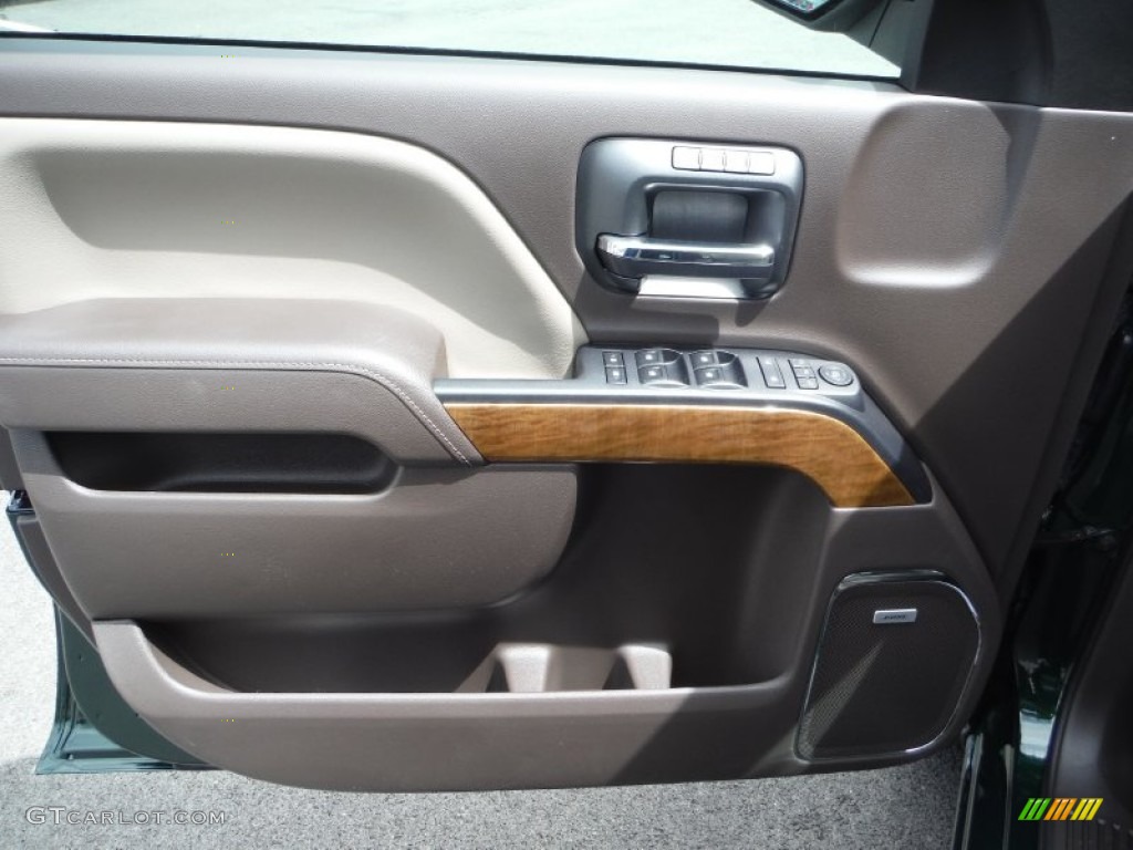 2015 Silverado 1500 LTZ Z71 Double Cab 4x4 - Rainforest Green Metallic / Cocoa/Dune photo #9