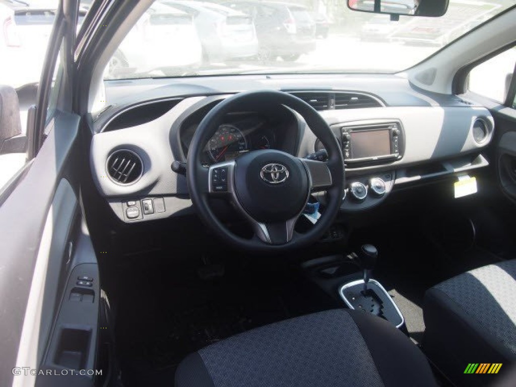 Black Interior 2015 Toyota Yaris 3-Door LE Photo #104500002