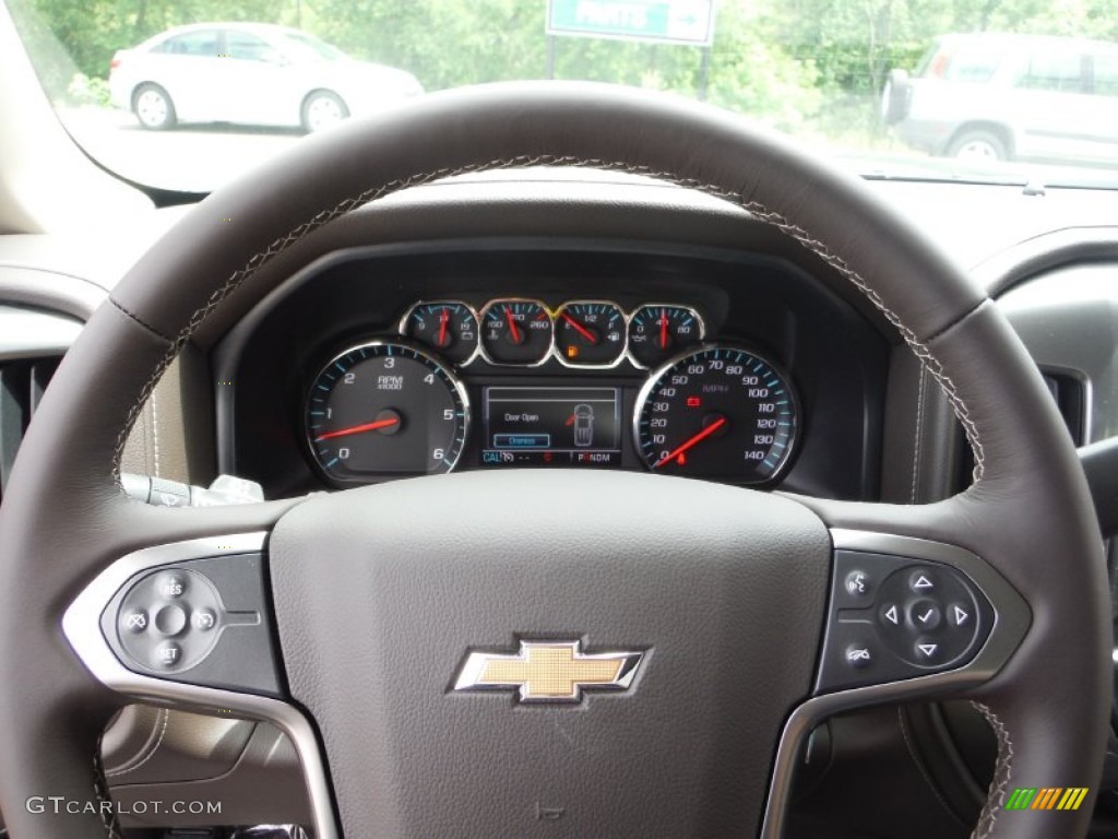 2015 Silverado 1500 LTZ Z71 Double Cab 4x4 - Rainforest Green Metallic / Cocoa/Dune photo #21
