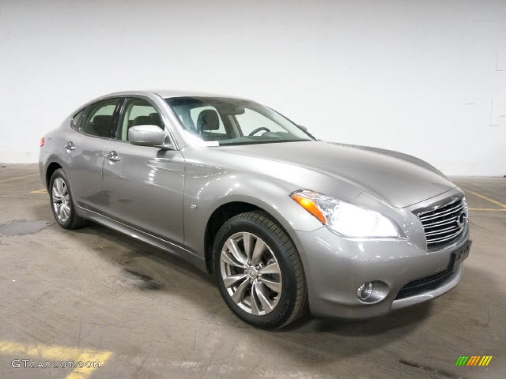 2014 Q70 3.7 AWD - Liquid Platinum / Graphite photo #1