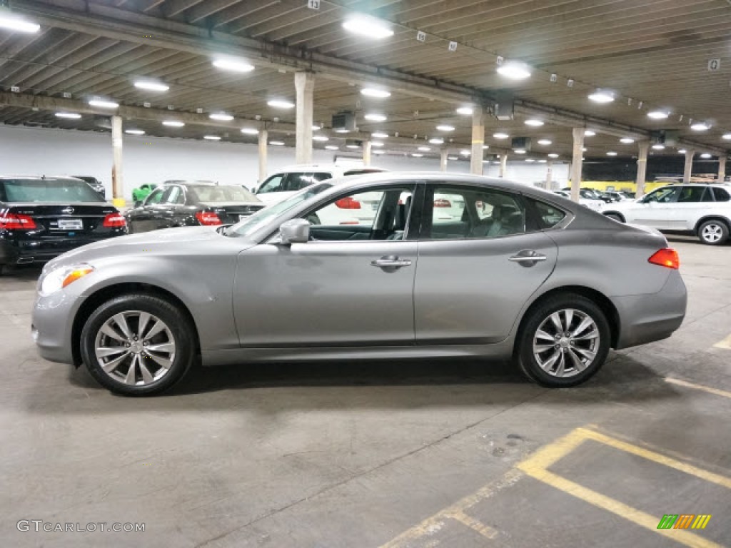 2014 Q70 3.7 AWD - Liquid Platinum / Graphite photo #4