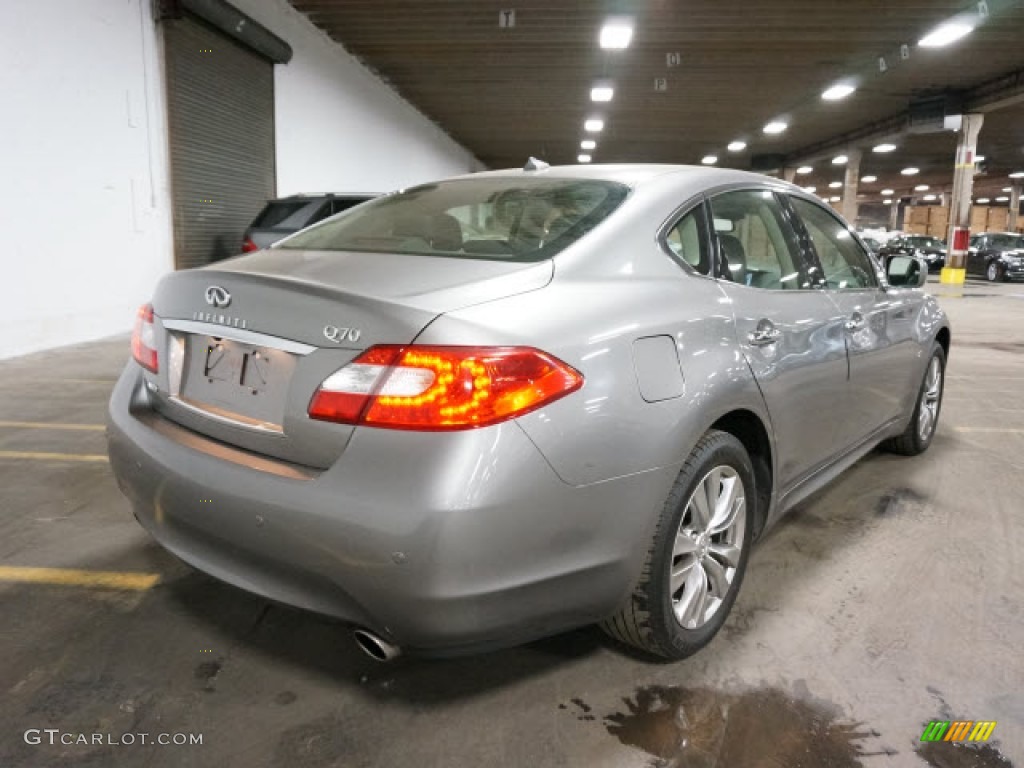 2014 Q70 3.7 AWD - Liquid Platinum / Graphite photo #7