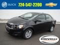 2015 Black Granite Metallic Chevrolet Sonic LT Sedan  photo #1