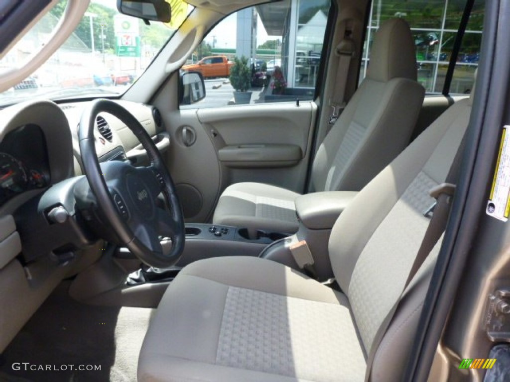 2007 Liberty Sport 4x4 - Light Khaki Metallic / Medium Slate Gray photo #11