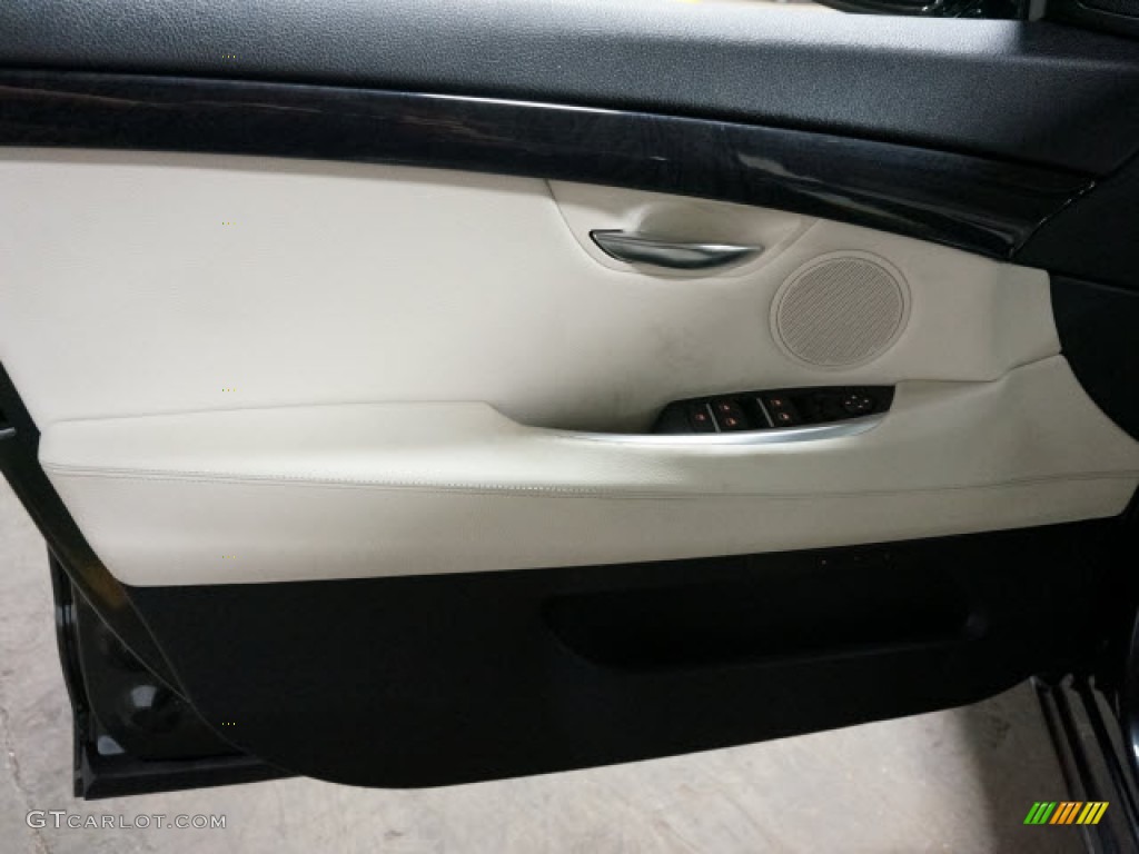 2012 5 Series 535i xDrive Gran Turismo - Dark Graphite Metallic II / Oyster/Black photo #23