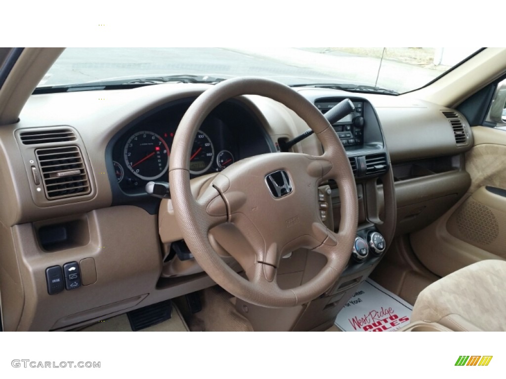 2004 CR-V EX 4WD - Mojave Mist Metallic / Saddle photo #21